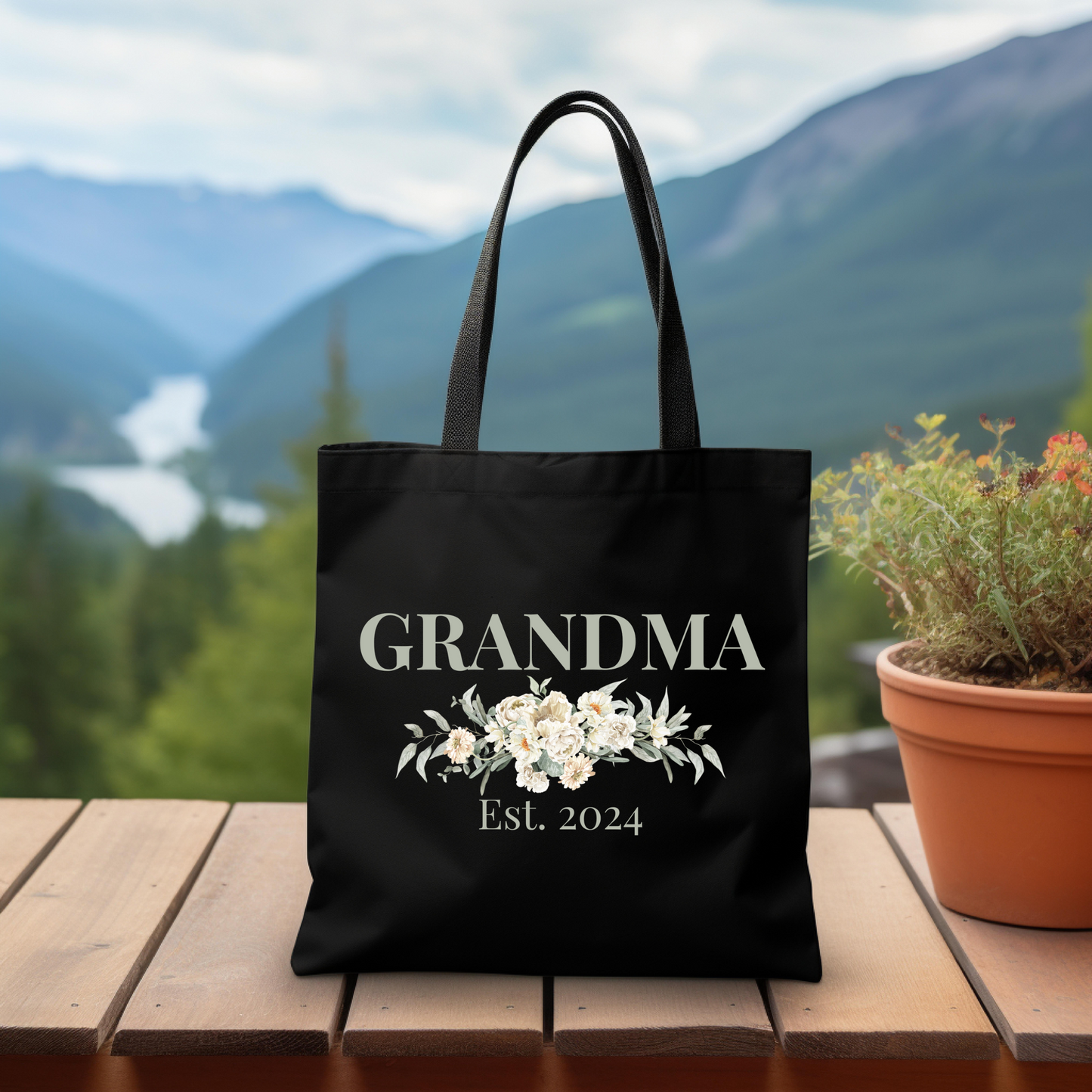 Grandma Established 2024 Tote Bag