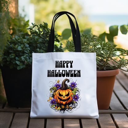 Halloween Pumpkin Tote Bag