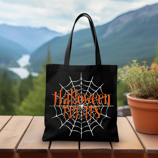 Halloween Treats Web Tote Bag