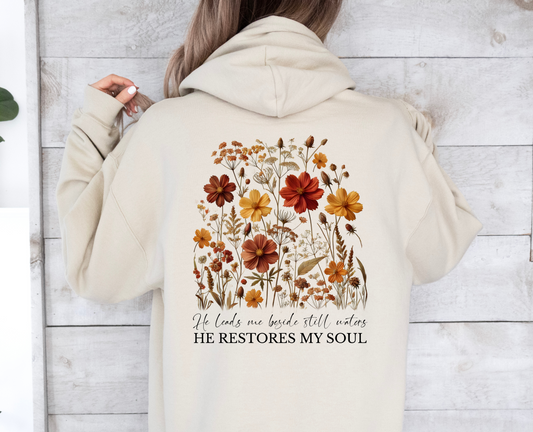 He Restores My Soul Hoodie