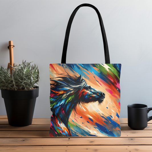 Running Free Horse Tote Bag