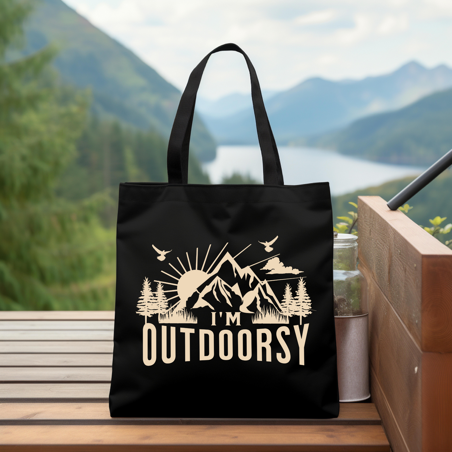 I'm Outdoorsy Tote Bag