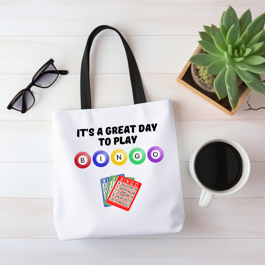 Great Day to Play Bingo Tote Bag