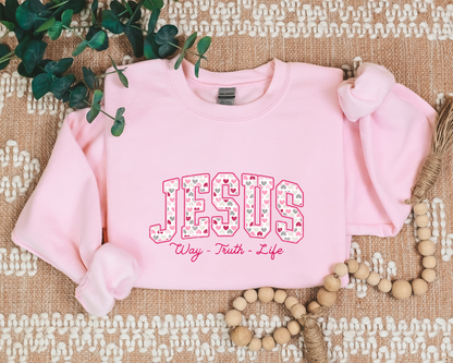 Jesus Way Truth Life Sweatshirt