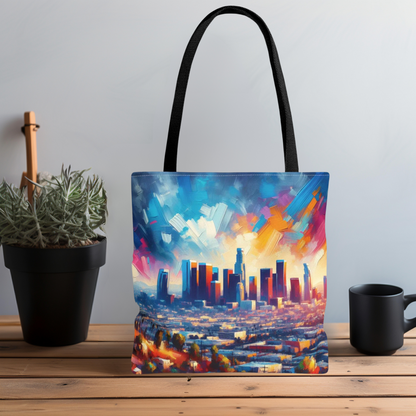 Los Angeles Skyline Tote Bag