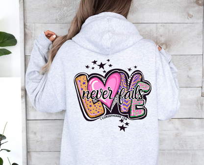 Love Never Fails Hoodie