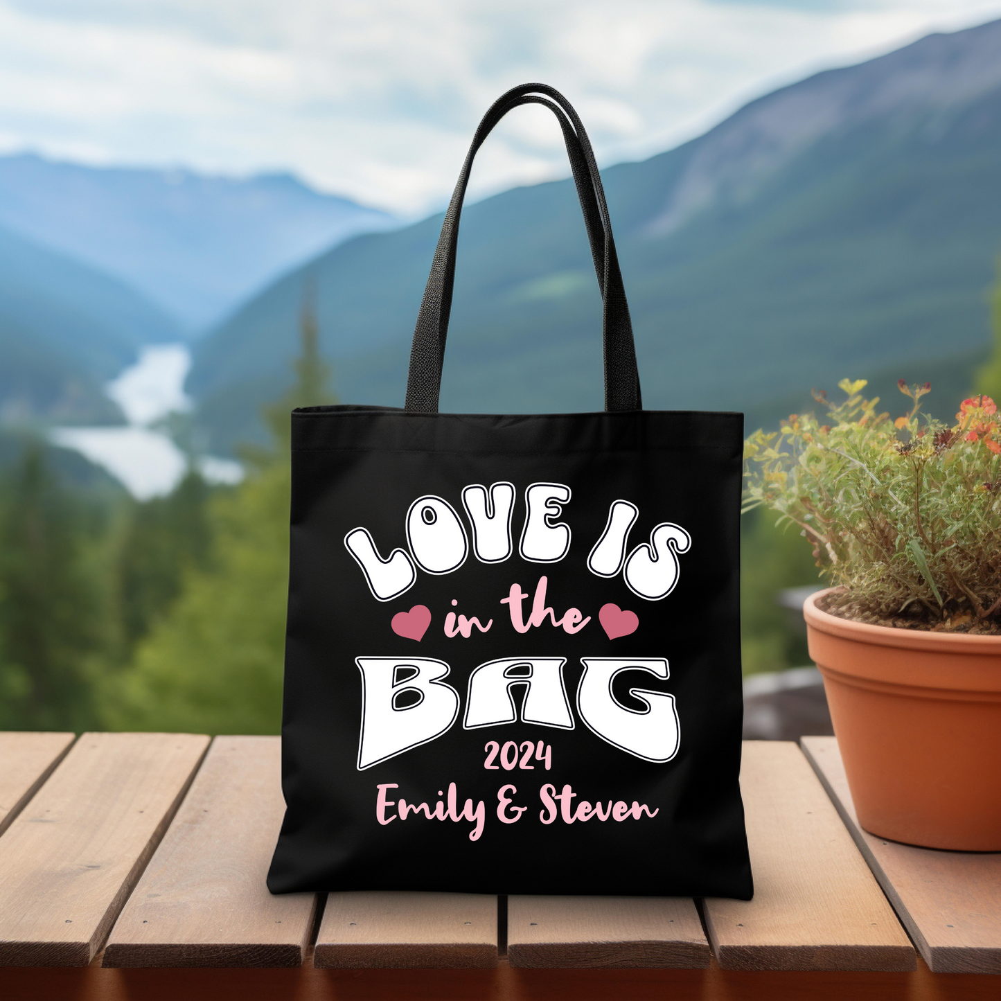 Personalized Wedding Gift Tote Bag