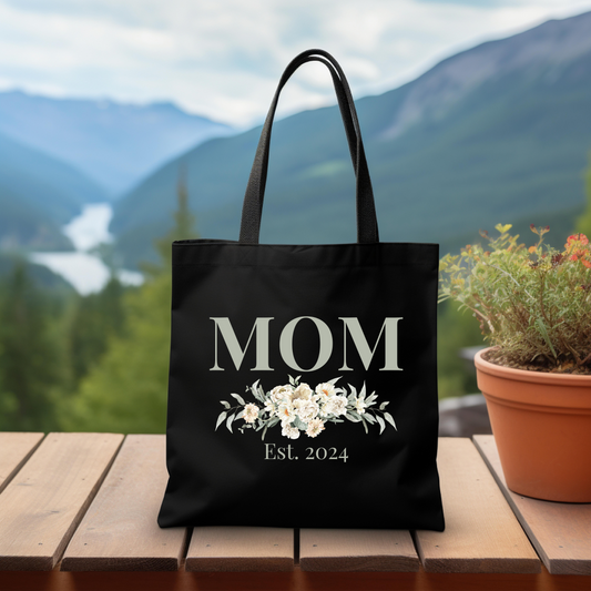 Mom Established 2024 Tote Bag