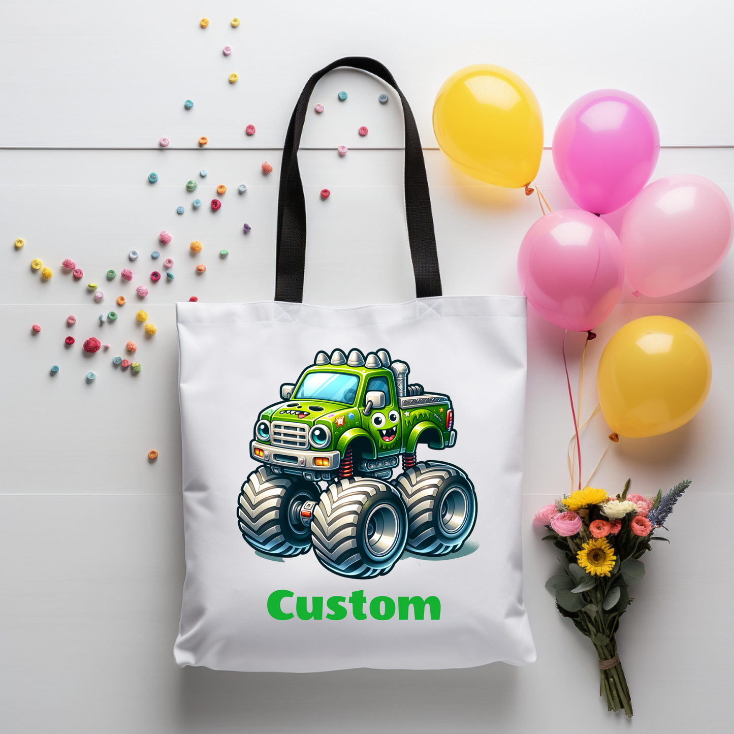 Personalized Truck Tote Bag