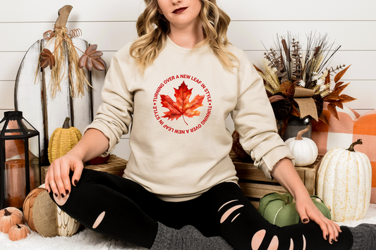 Turning Over A New Leaf Sweatshirt