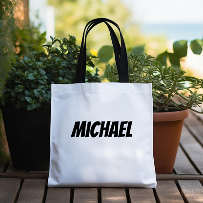 Personalized Bear Tote Bag