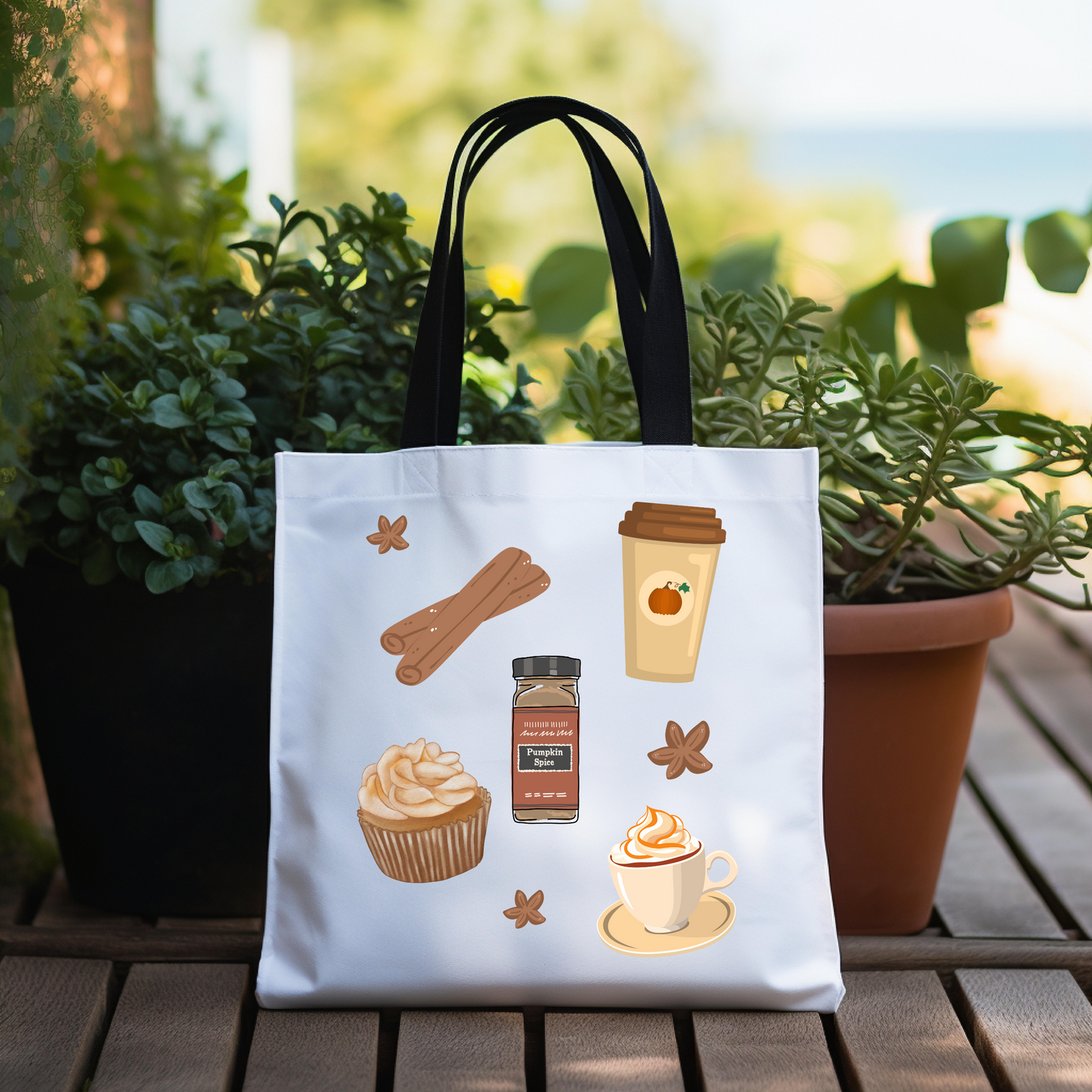 Pumpkin Spice Tote Bag