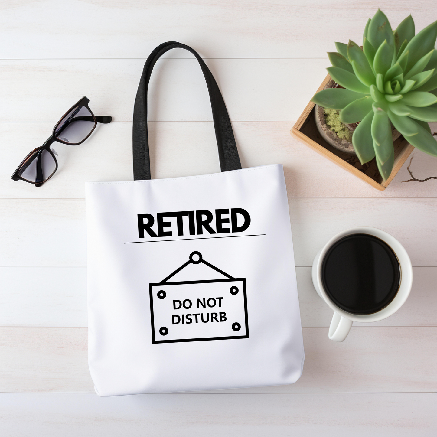 Retired DO NOT DISTURB Tote Bag