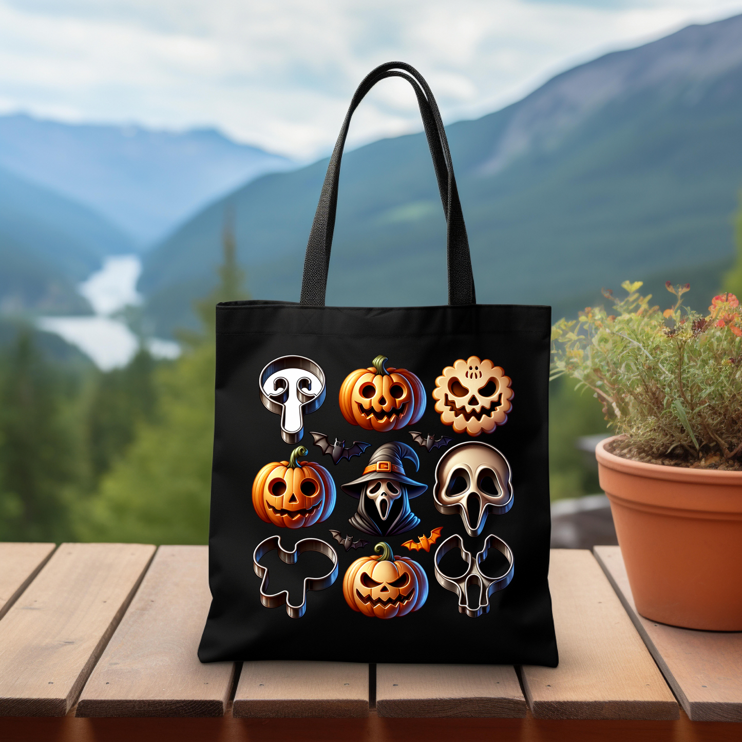 Halloween Cookie Cutters Tote Bag