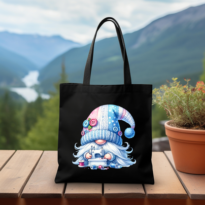 Sewing Gnome Tote Bag