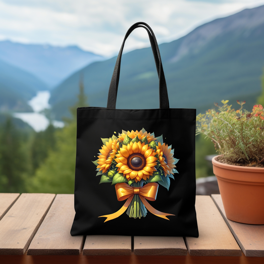 Sunflower Bouquet Tote Bag