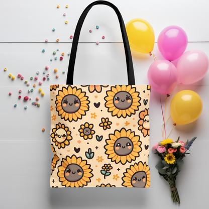 Kid's Sunflower Pattern Tote Bag