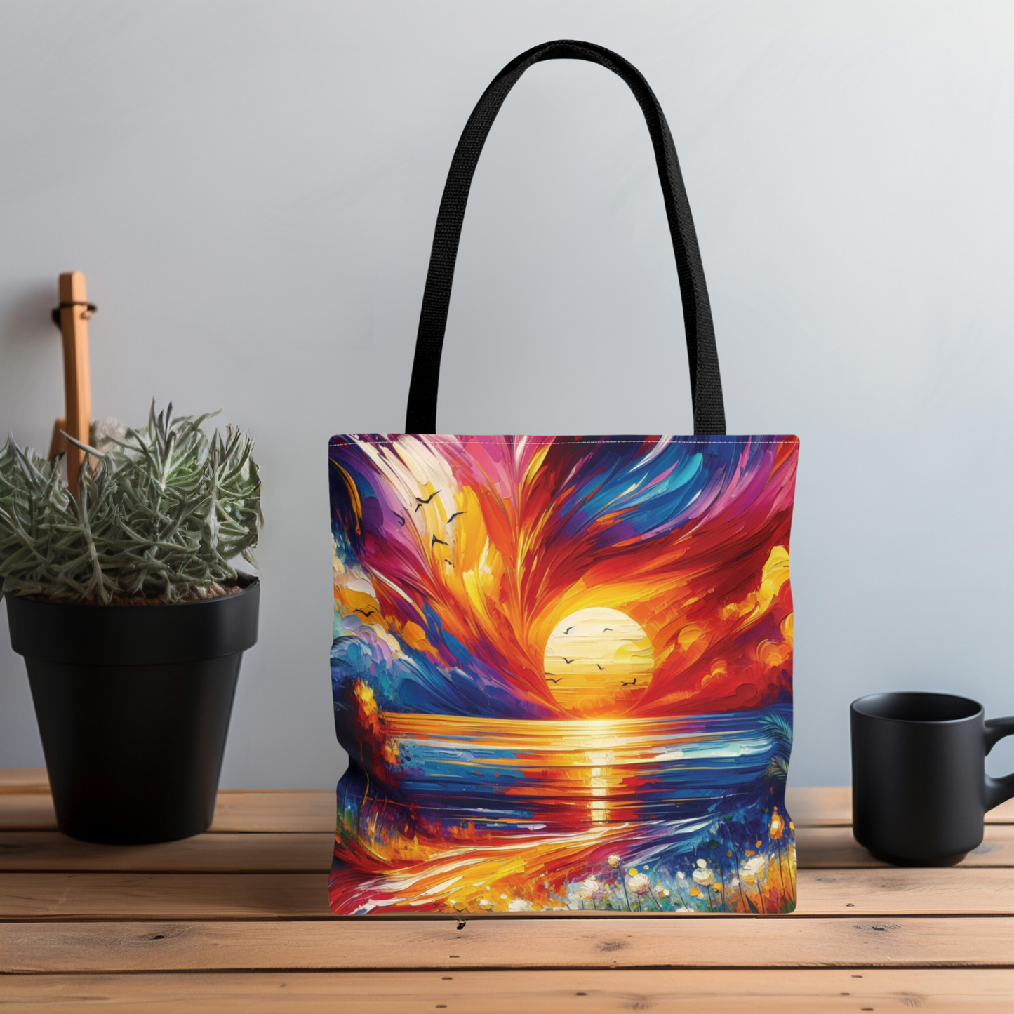 Colorful Sunset Tote Bag