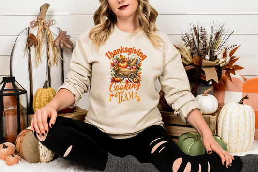 Thanksgiving Cooking Team Sweatshirt