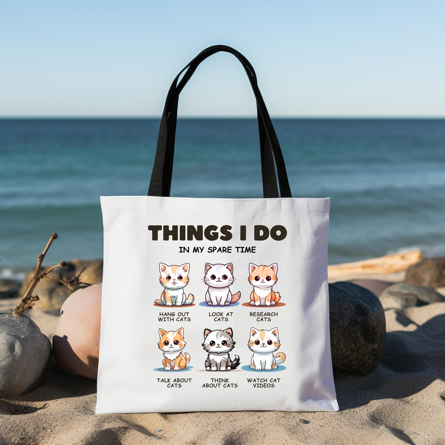 Things I Do Cat Tote Bag