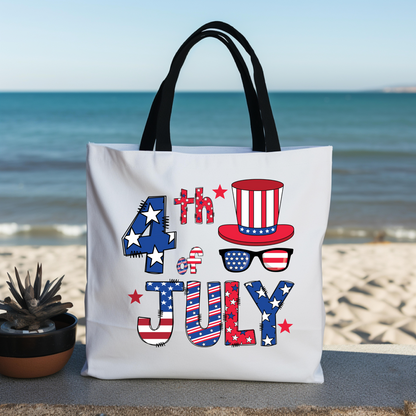 Patriotic 4th of July Tote Bag