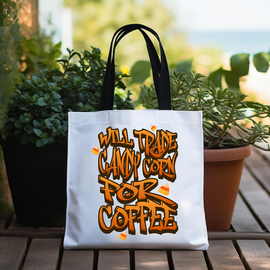 Halloween Coffee Tote Bag