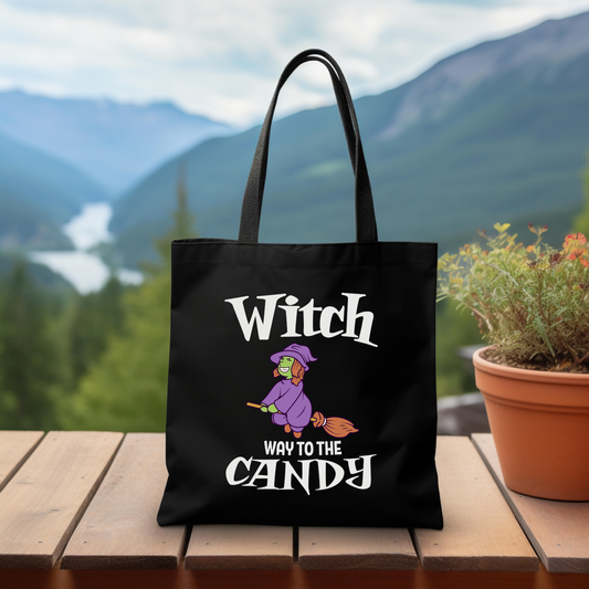 Witch Way To The Candy Tote Bag