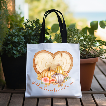 Golden Moments In Autumn Tote Bag