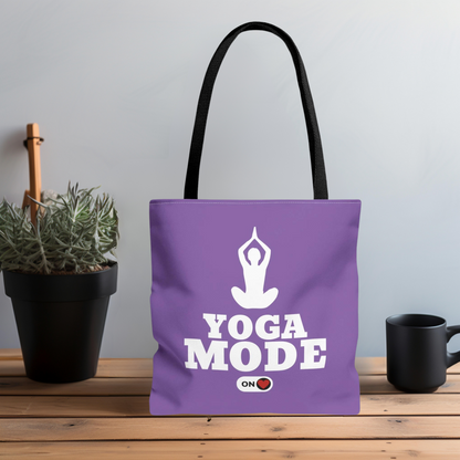 Yoga Mode On Tote Bag